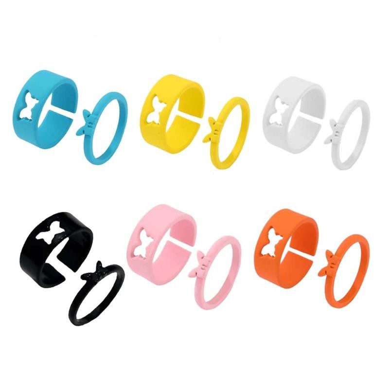 Nhẫn Đôi Hình Bướm Thời Trang Cho Nam Nữ