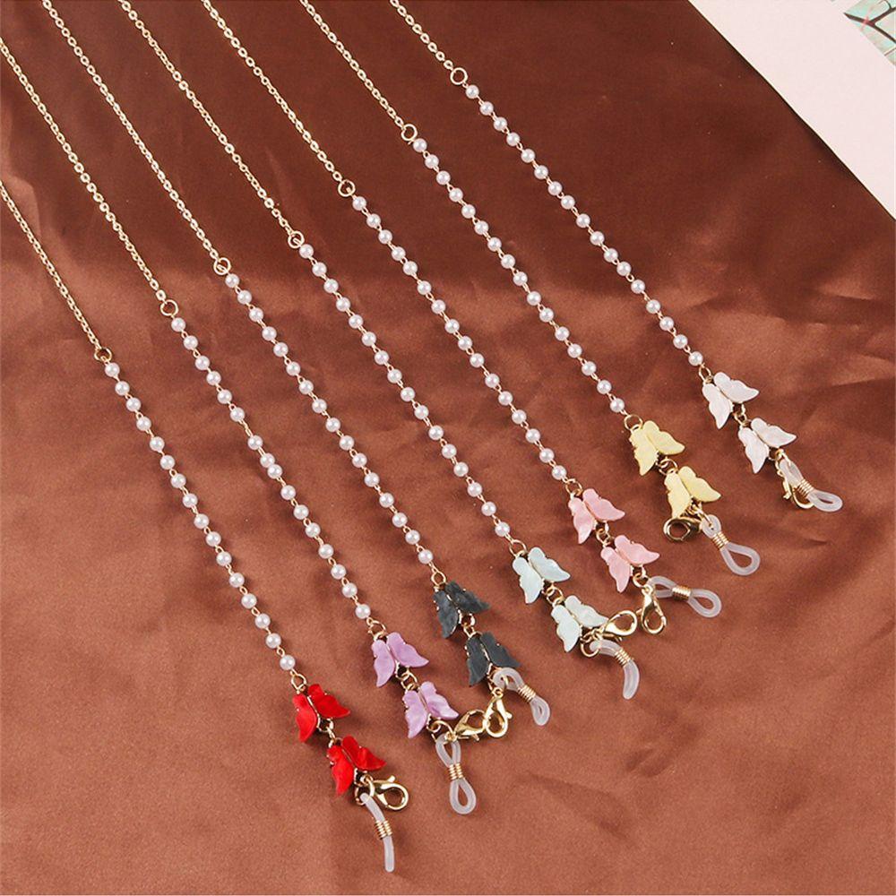 Dây Đeo Mắt Kính Chống Thất Lạc Hình Bướm Thời Trang