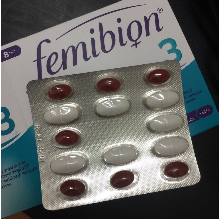 Vỉ Lẻ Femibion 3 Sản xuất tại Đức Dành cho giai đoạn sau sinh
