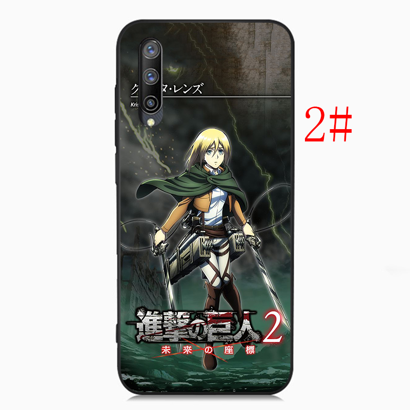 Ốp Lưng Silicone In Hình Attack On Titan Cá Tính Cho Vivo V7 Plus V9 V11 V15 V19 V20 Se Pro Y75 Y79 Y85 Y89