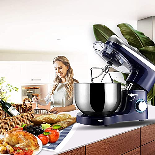 (Chính hãng Đức) Máy nhào bột ELEGANT LIFE SM-1518Y 5.5L 1500W - nhào bột, đánh trứng, trộn salad, chả giò...