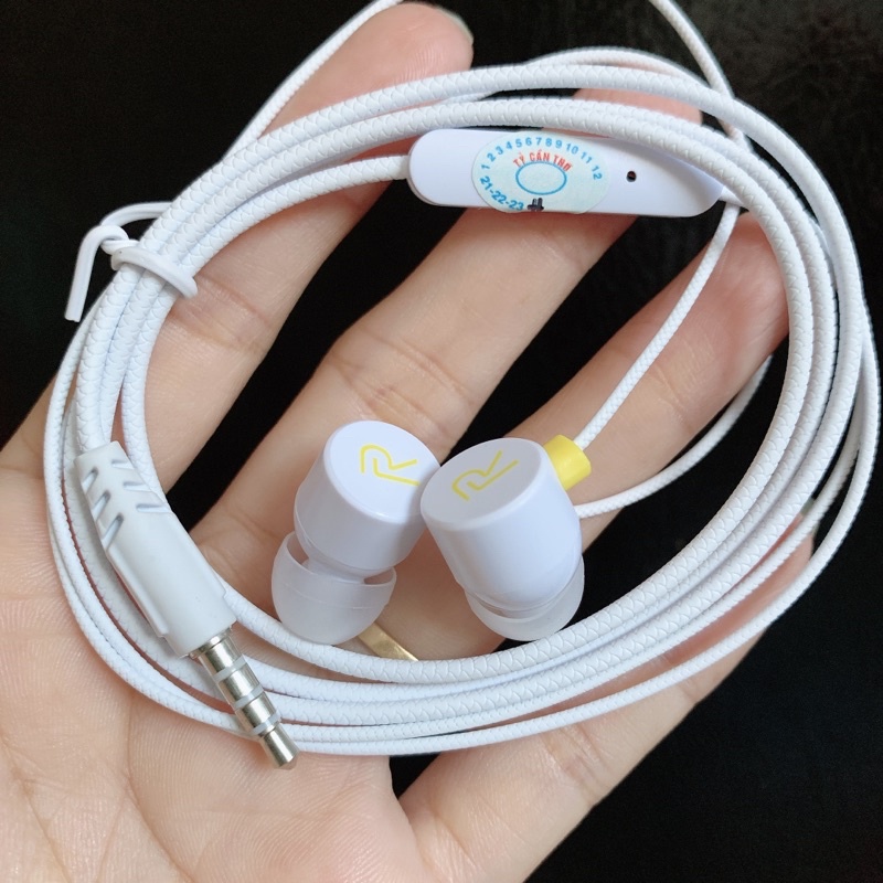 Tai nghe Realme music Earphone Jack 3.5 thích hợp cái dòng samsung, huawei, Nokia, Xiaomi, vsmart, Intel
