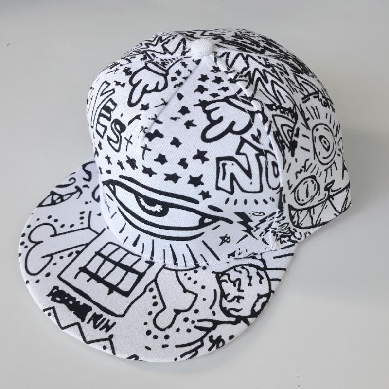 Nón kết mũ lưỡi trai snapback nam nữ phong cách hiphop cao cấp, mũ rapper đẹp