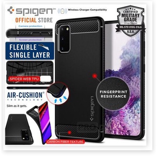 Ốp lưng spigen samsung galaxy s20 / s20+ / s20 ultra spigen rugged armor