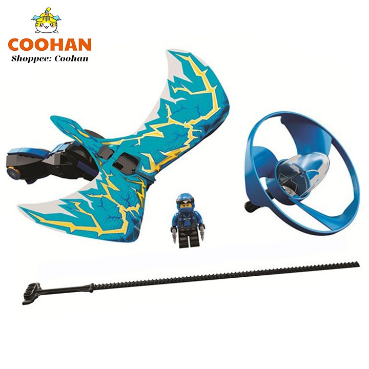 Lego con quay Ninja Go Lốc xoáy rồng điện mẫu mới nhất