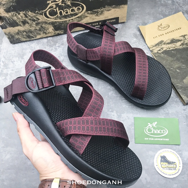 Dép Chaco nam cao cấp hàng hộp. Sandal chaco z1 mận
