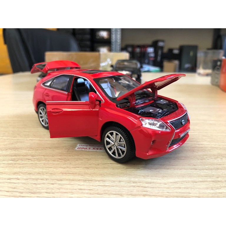 Mô hình xe Lexus RX350 RX450h bằng hợp kim tỉ lệ 1:32 siêu đẹp –