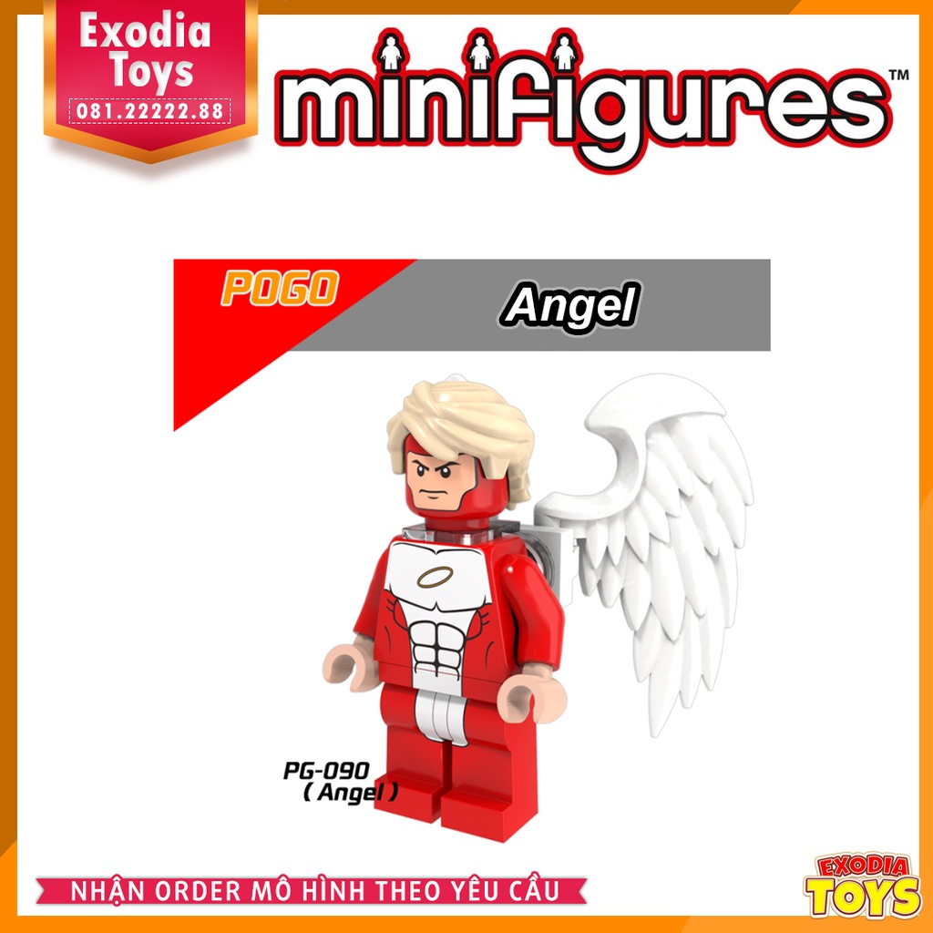 Xếp hình minifigure siêu anh hùng Dị Nhân X-Men - Đồ Chơi Lắp Ghép Sáng Tạo  - POGO 8019