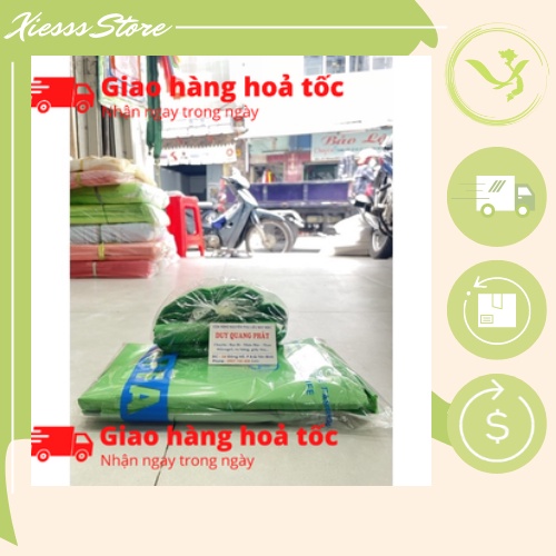 Túi xốp xanh lá  , túi đóng hàng đen PE , túi rác  - Xiesss Store