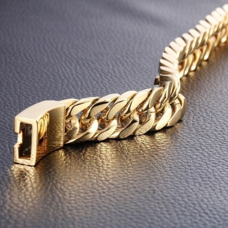 Vòng tay kim loại phong cách sang trọng dành cho nam