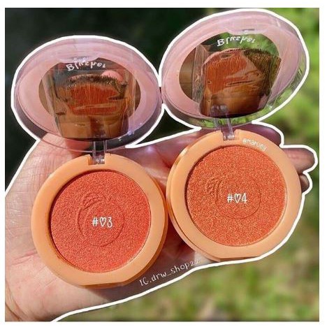 Phấn Má hồng trái đào 4 màu Kiss Beauty Blusher - Tặng cọ | BigBuy360 - bigbuy360.vn