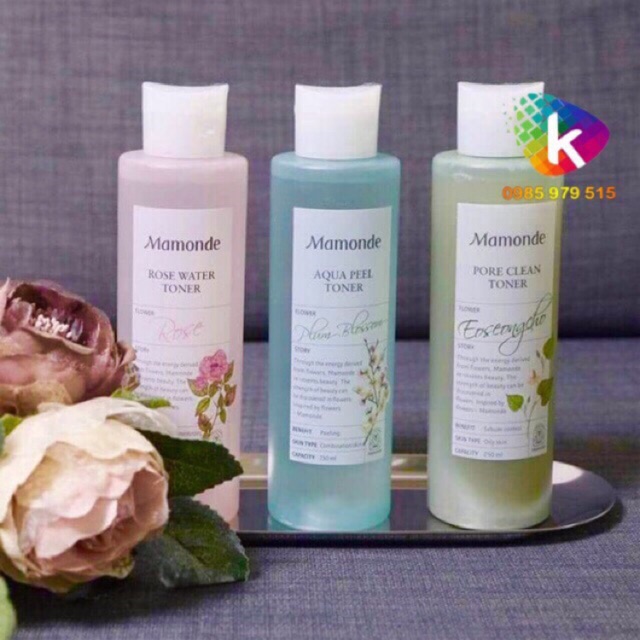 (Đủ bill) Toner nước hoa hồng Mamonde Rose / Pore Clean / Aqua / Honey / Chamomile Pure toner Diếp cá đất sét | WebRaoVat - webraovat.net.vn