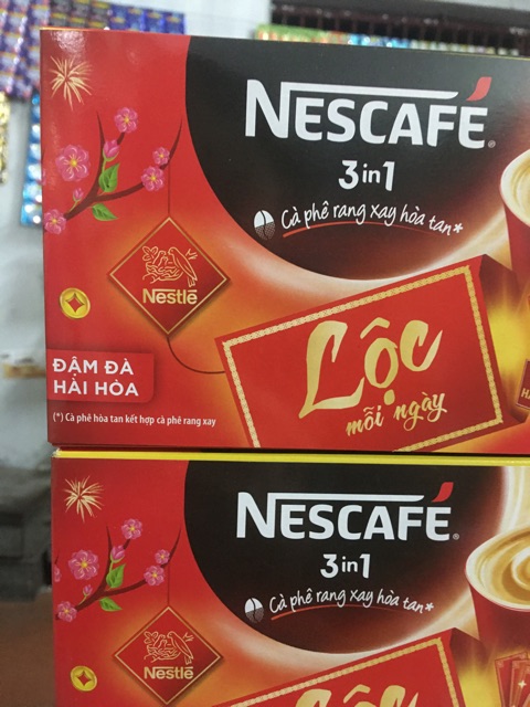 CÀ PHÊ RANG XAY HOÀ TAN NESCAFE 3 in 1 255g 15goi x17g