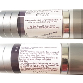 Serum triệt lông 100% handmade date 2021
