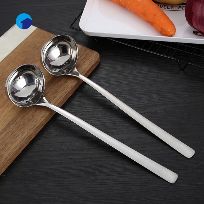 Vá mui múc canh size 23cm inox 304 cao cấp 18/10 sáng bóng