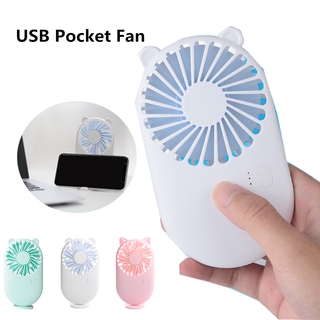 MINI FAN Quạt Mini Cầm Tay Hình Gấu Dễ Thương
