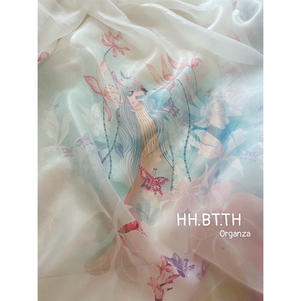 Vải tơ ánh màu hot mới về may áo dài- váy xưn