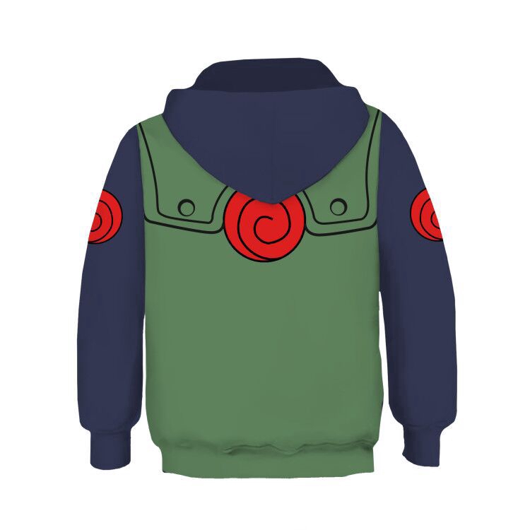 Áo khoác hoodie phong cách Naruto cho bé