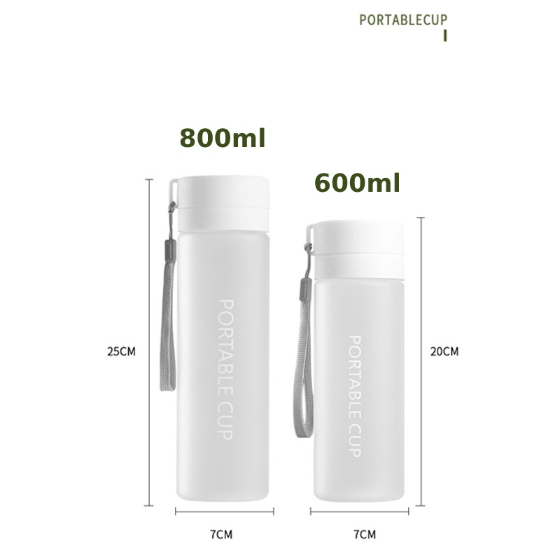 Bình Đựng Nước Tập Gym Bình Nước Văn Phòng Portable Cup Cao Cấp 800ml