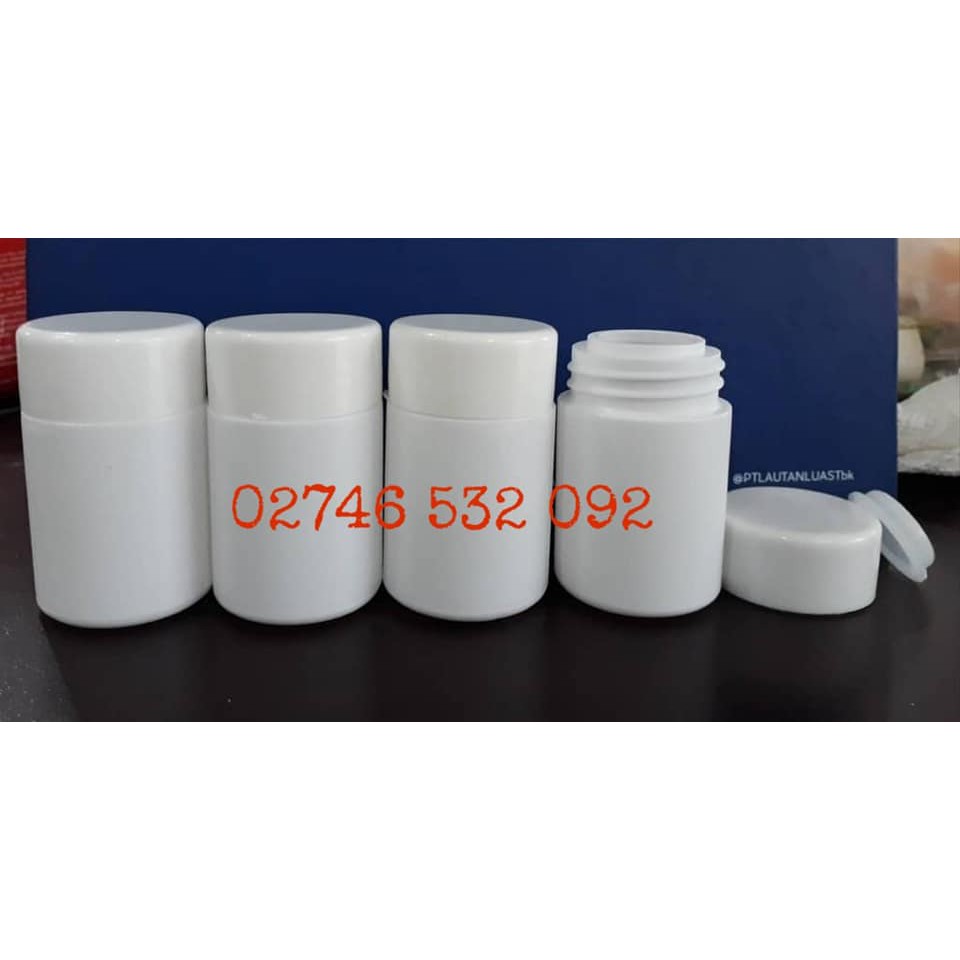 HỦ NHỰA TRẮNG ĐỤC CAO CẤP ĐỰNG TỪ 10G ĐẾN 50G BỘT MỊN - HV1 - HV2 - HV5