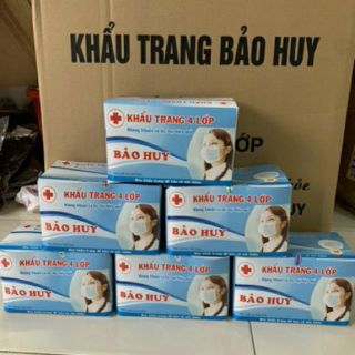 Khẩu trang y tế ❤️freeship 50k❤️ khẩu trang cao cấp 4 lớp-1 hộp 50 cái