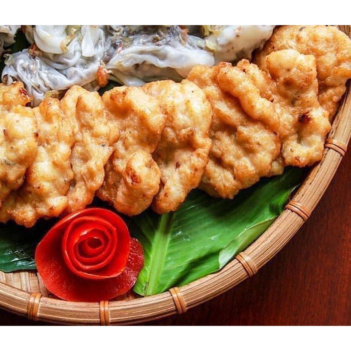 Chả mực giã tay khay 500gr (giao Tphcm)