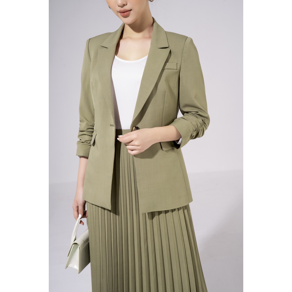 Áo blazer nữ tay lỡ Eva de Eva 22SBLE007X