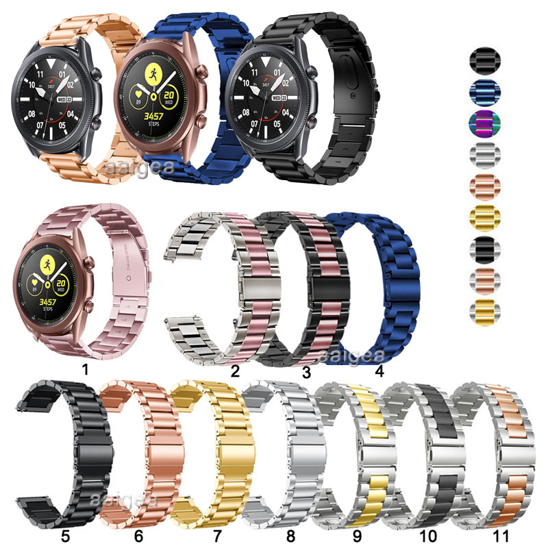 Dây Đeo Inox Cho Đồng Hồ Thông Minh Samsung Galaxy Watch 3 41mm 45mm