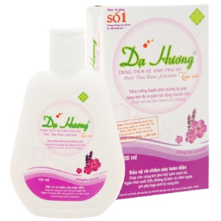 Dung dịch vệ sinh phụ nữ Dạ Hương hương hoa oải hương 100ml - nước rửa phụ khoa chăm sóc phụ nữ toàn diện