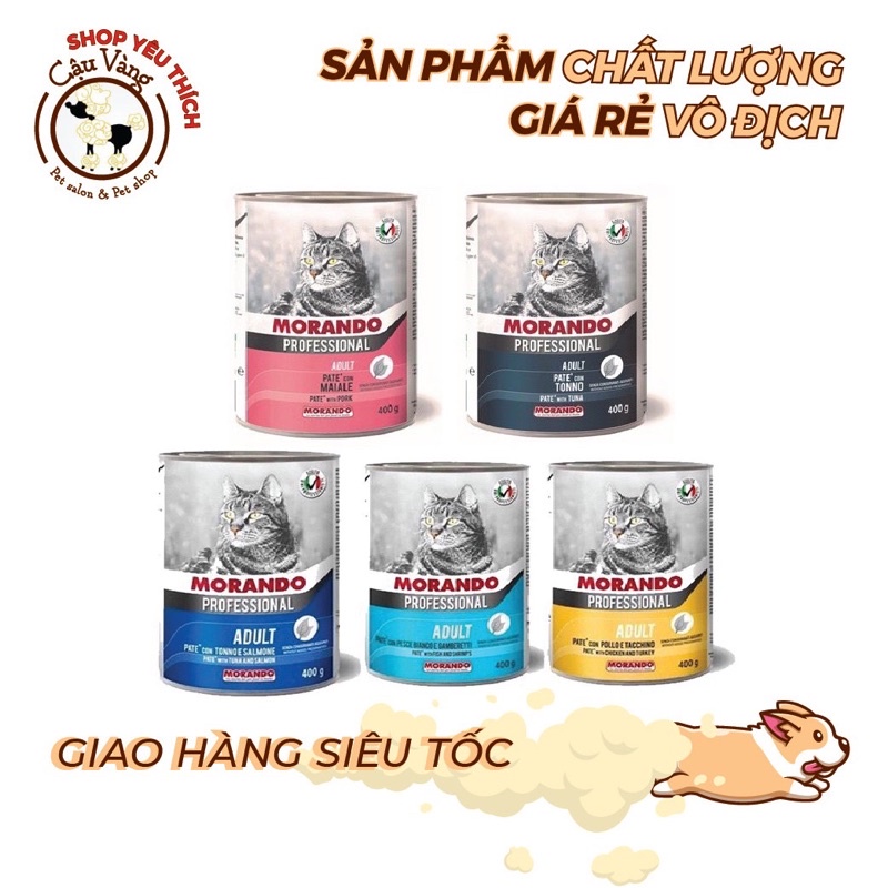 Pate Mèo Morando Miglior Gatto 400g Ý | Thức Ăn Cho Mèo Pate Morando Professional