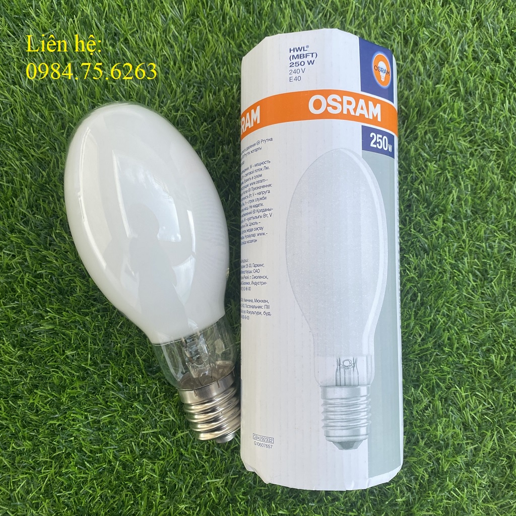 Bóng đèn cao áp thủy ngân trực tiếp 250w osram