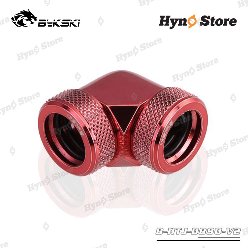 Fit góc 90 độ 2 đầu com Bykski tản nhiệt nước custom - Hyno Store