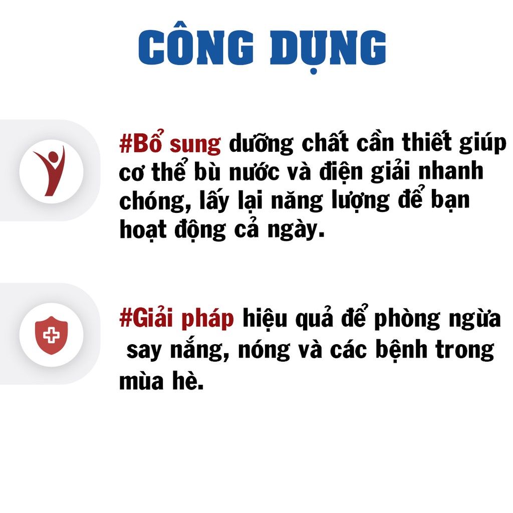 Viên sủi Oresol Pluz tăng cường sức đề kháng, giải khát, bù nước và điện giải (10 viên)