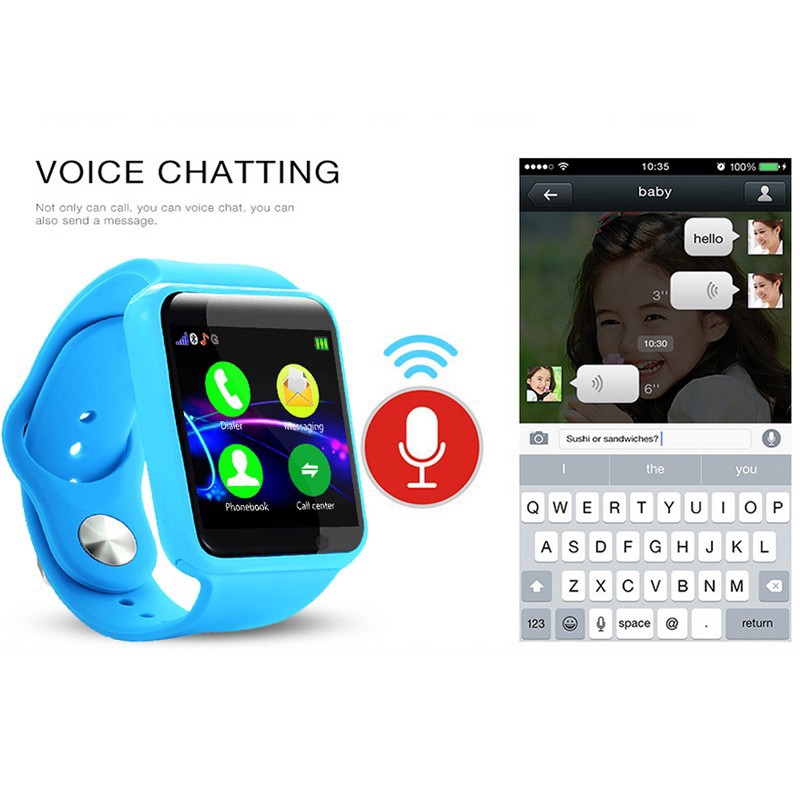 Đồng Hồ Thông Minh Bluetooth A1 U10 Chống Nước Hỗ Trợ Thẻ Sim Và Phụ Kiện