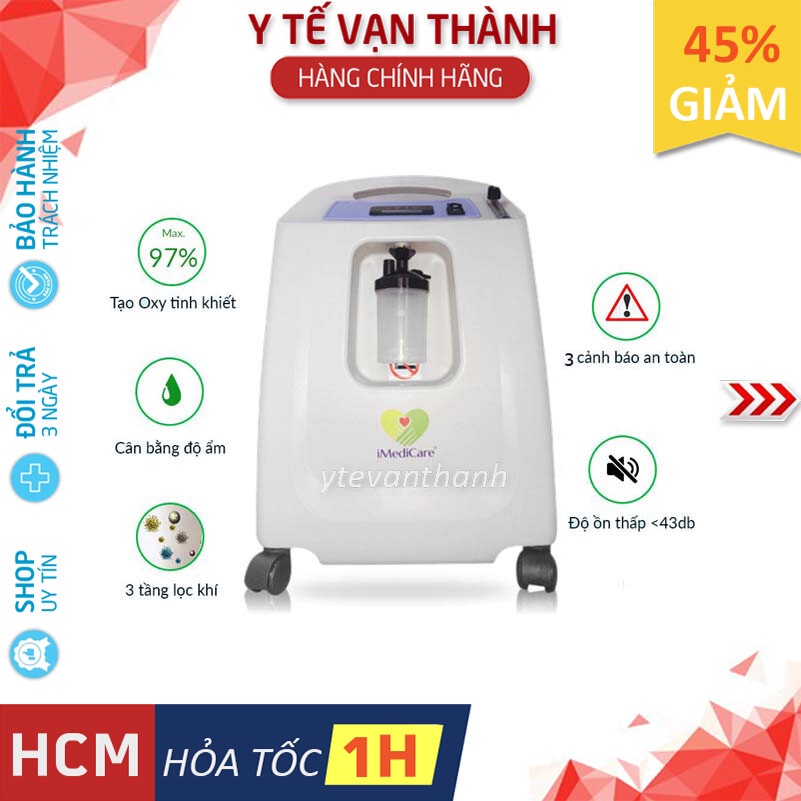 ✅ [CHÍNH HÃNG HCM] Máy Tạo Oxy- iMedicare OC, (OC-3LA / OC-3LH / OC-5LA / OC-5LH) -VT0718