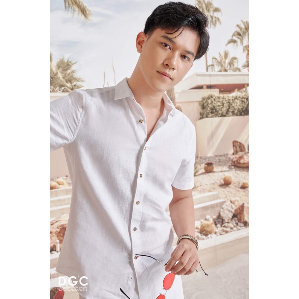 Áo sơ mi Nam ngắn tay Regular fi DGCs - SASNCB32M-S