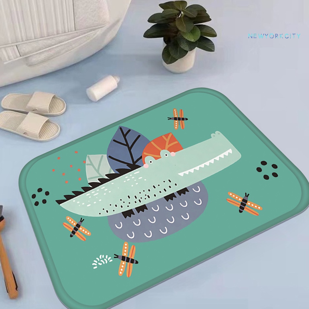 Thảm Lót Sàn Không Phai Màu Bằng Vải Flannel Mềm Mại Có Thể Giặt Sạch