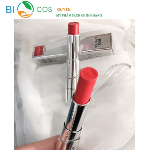Son BIO LIPSTICK Hồng Cam San Hô-- Mềm Mịn Bền Màu Lâu Trôi, Lên Màu Cực Chuẩn Và Sang Chảnh