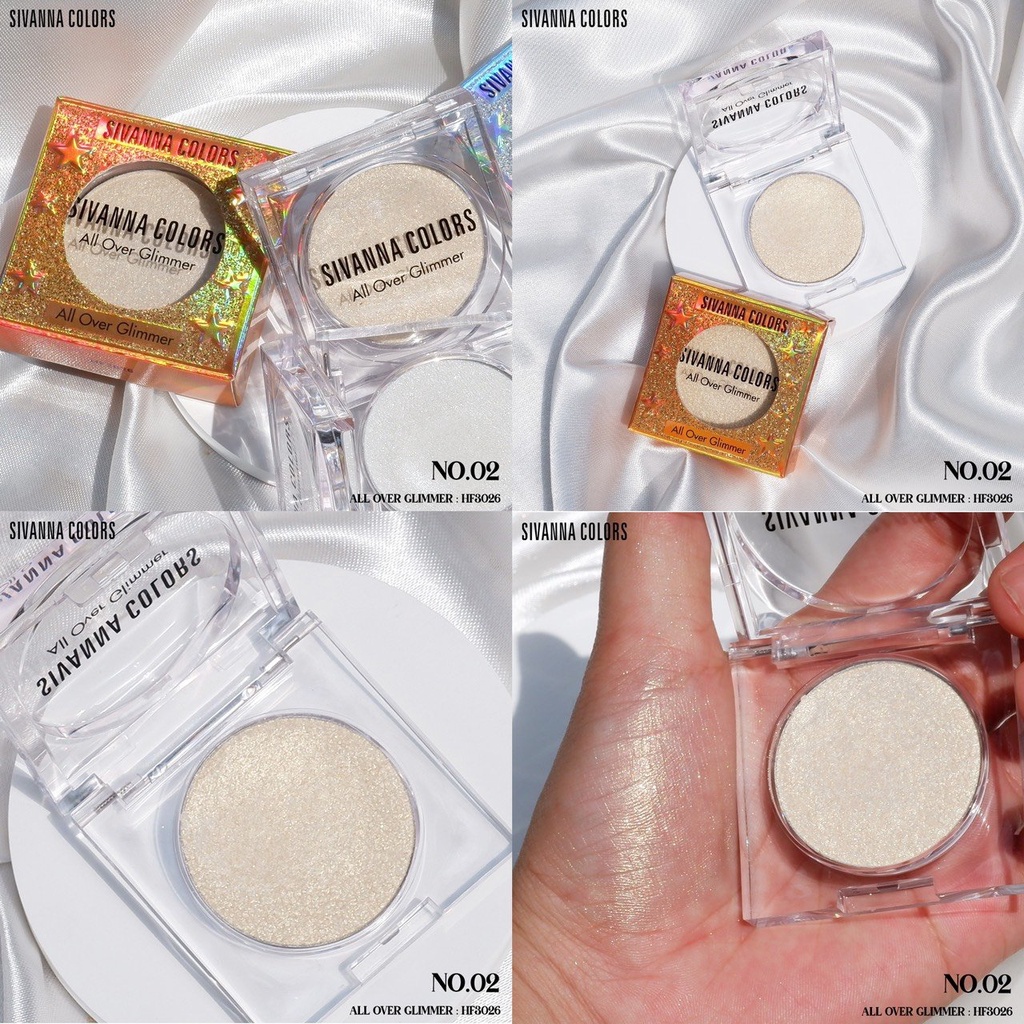Phấn Highlight Bắt Sáng Sivanna Colors All Over Glimmer HF3026 | BigBuy360 - bigbuy360.vn