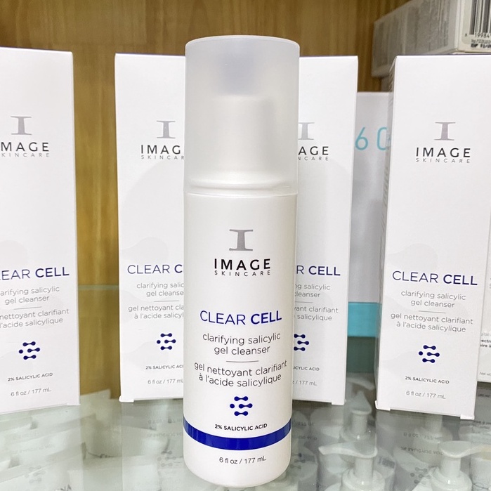 Sữa Rửa Mặt Sạch Mụn Nhờn IMAGE Skincare Clear cell/CLEARCELL Salicylic Gel Cleanser