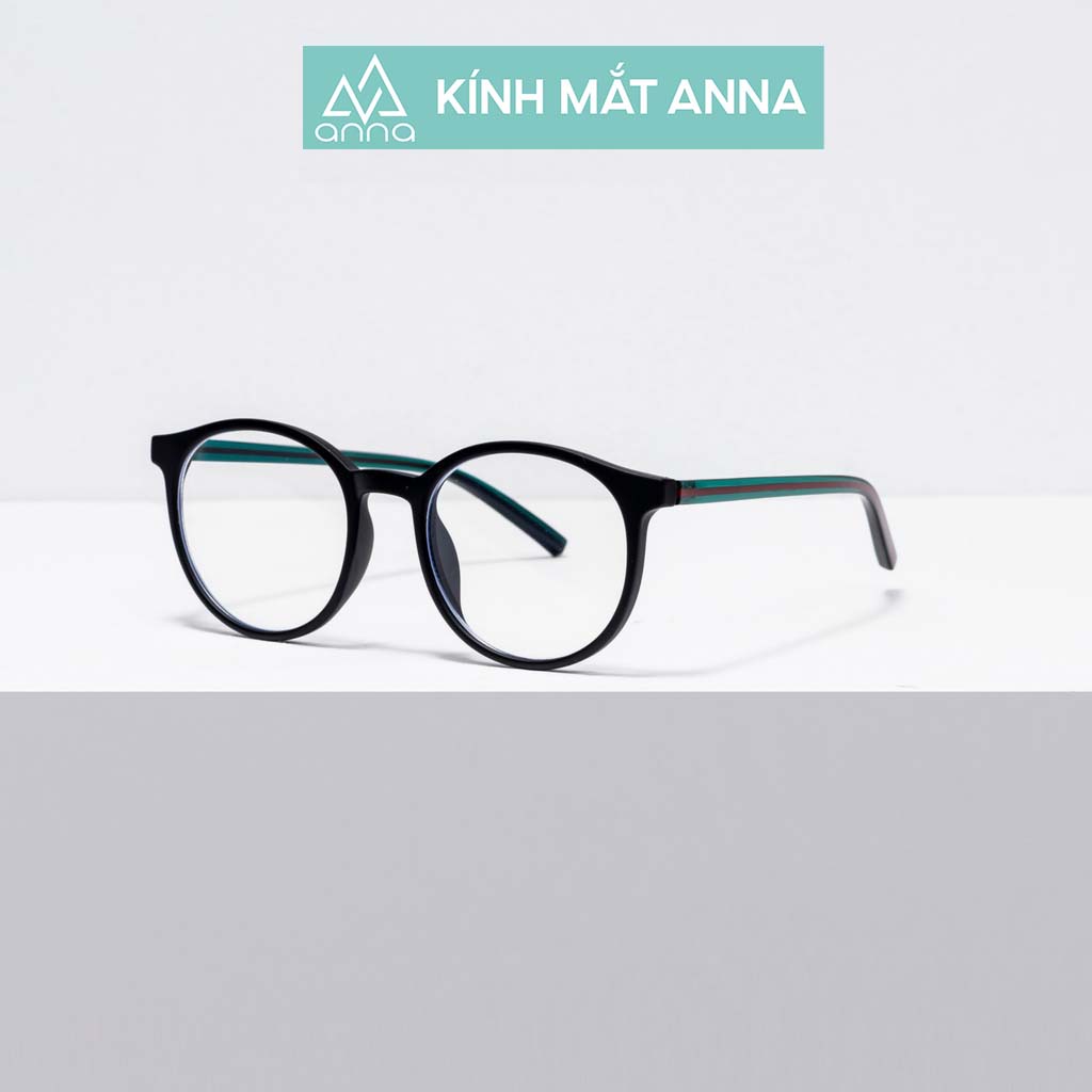 Gọng kính mắt thời trang nữ ANNA thiết kế dáng tròn chất liệu nhựa 170HQ096