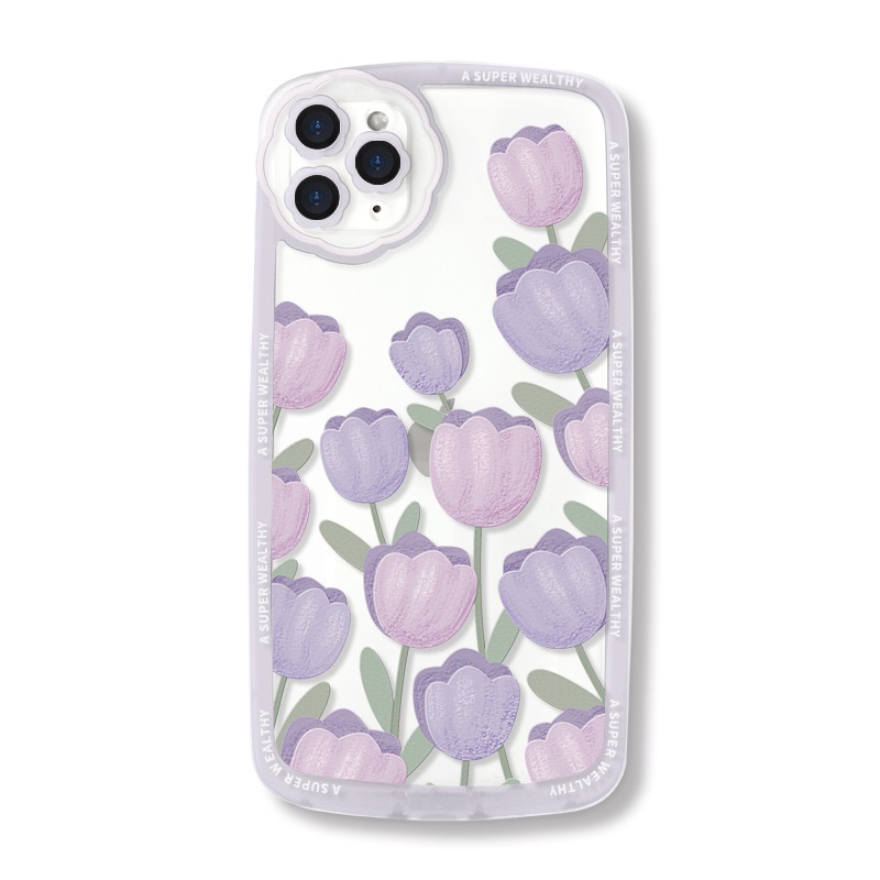 Ốp lưng iphone ốp Điện Thoại Silicon In Họa Tiết Hoa Cho iPhone 14 13 12 11 PROMAX XS XR XSMAX SE2020 6 7 8PLUS