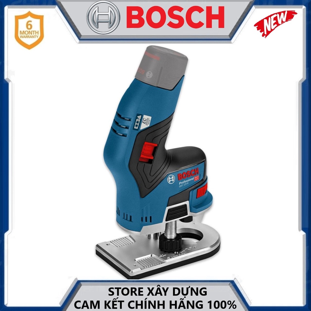 THÂN MÁY PHAY PIN 12V BOSCH GKF 12V-8 SOLO-HÀNG CHÍNH HÃNG