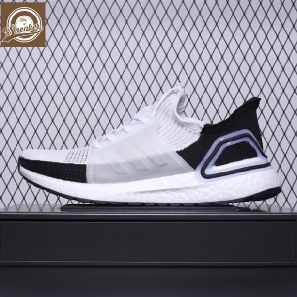 SALE Xả (Xả Kho) Giầy thể thao Ultra boost 19 white black trắng đen thời trang dạo phố 2020 * 2021 ♡ : * . < . ^ . :