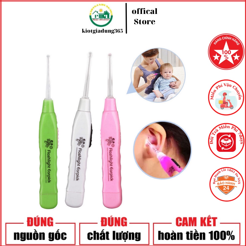Dụng Cụ Lấy Ráy Tai Có Đèn Led