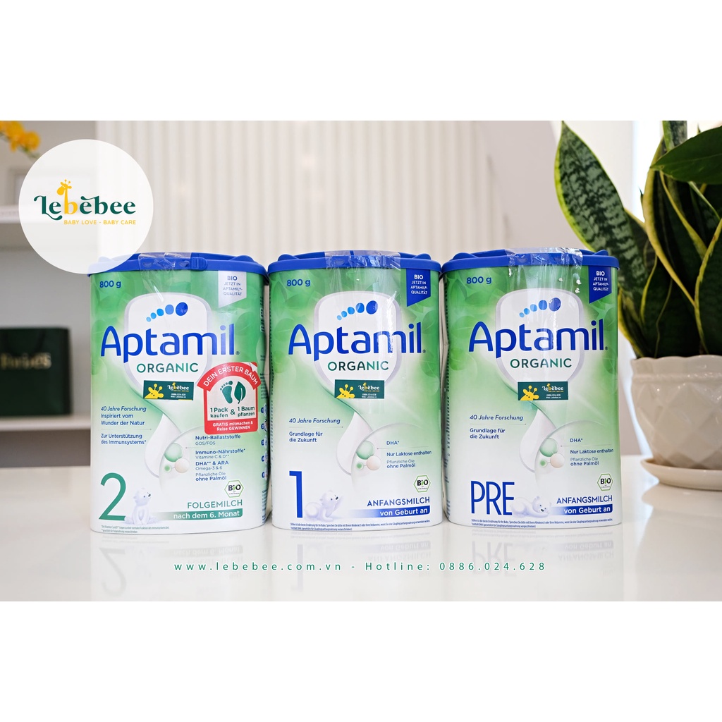 Sữa Aptamil ORGANIC nội địa Đức cho bé ( hộp 800gr)