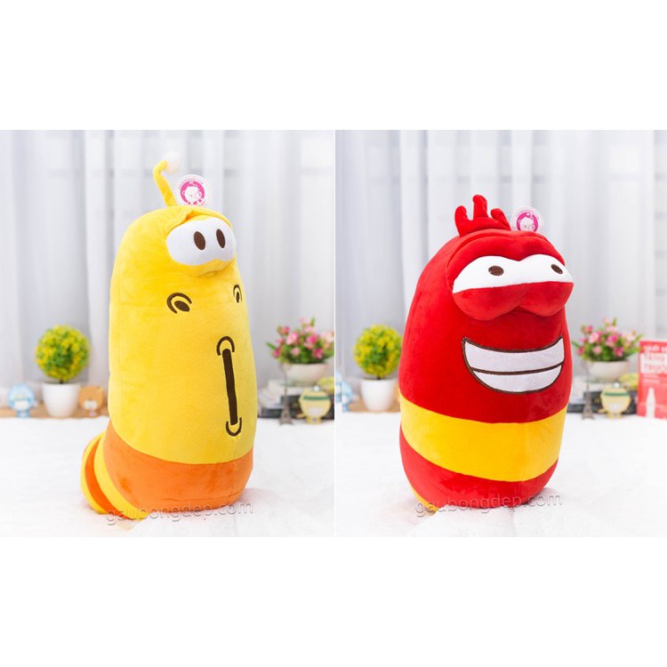 Gấu Bông Hình Chú Sâu Larva Nghịch Ngợm