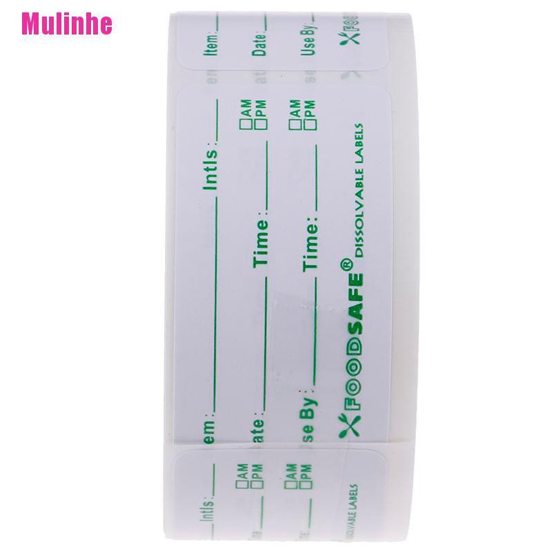Set 250 Nhãn Dán Tự Dính Có Thể Tháo Rời Dùng Để Trang Trí Thức Ăn Đông Lạnh