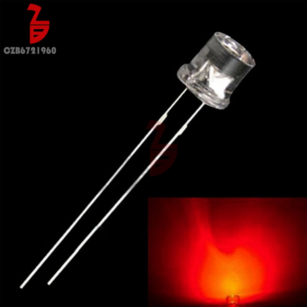 Set 100 diot SMD SMT đầu phẳng màu trắng/đỏ/xanh lá/xanh dương/vàng góc rộng siêu sáng 20000mcd chuyên dụng | BigBuy360 - bigbuy360.vn