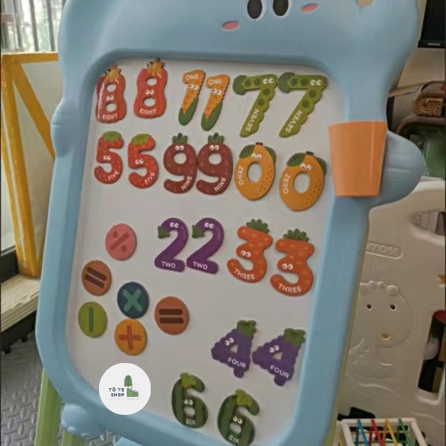 Bộ số và phép tính nam châm Mideer, Number Magnets gồm 26 miếng, đồ chơi nam châm học số và phép tính